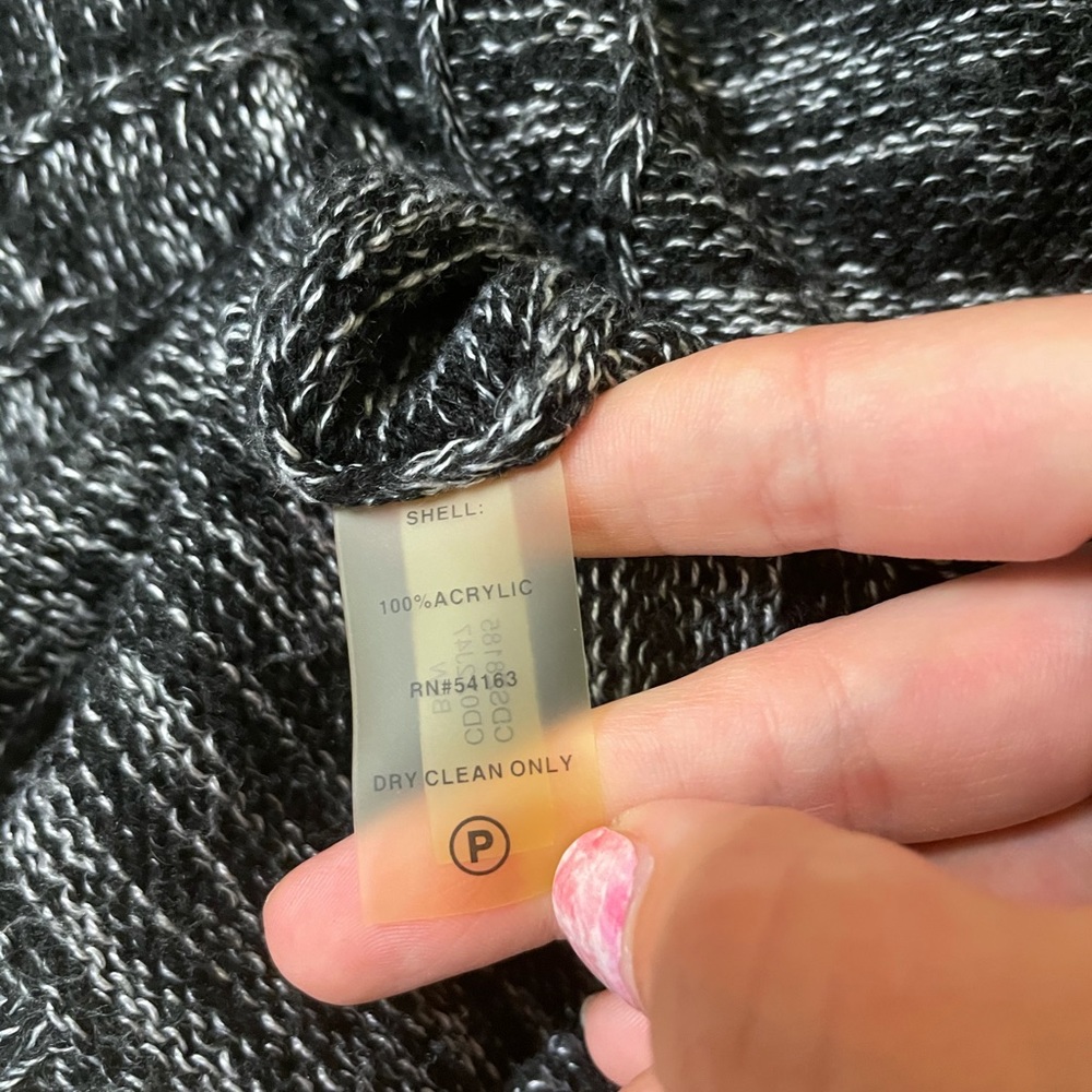 Calvin Klein Marled Cowl Neck Sweater Dress Sz XS - Picture 10 of 11